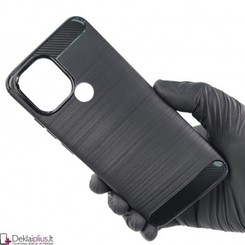 Carbon guminis dėklas - juodas (Xiaomi Redmi A1 Plus) Carbon guminis dėklas - juodas (Xiaomi Redmi A1 Plus)
